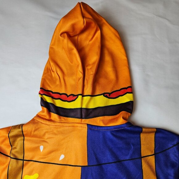 FortNite Beef Boss Boys Hoodie Jacket Large Mesh Eyes Masked Full Zip Co… - Picture 8 of 12